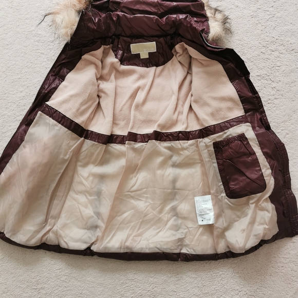 Sold 🌺Michael KorsToddler Girls Walker Length Puffer Jacket 5/6t - Picture 9 of 14